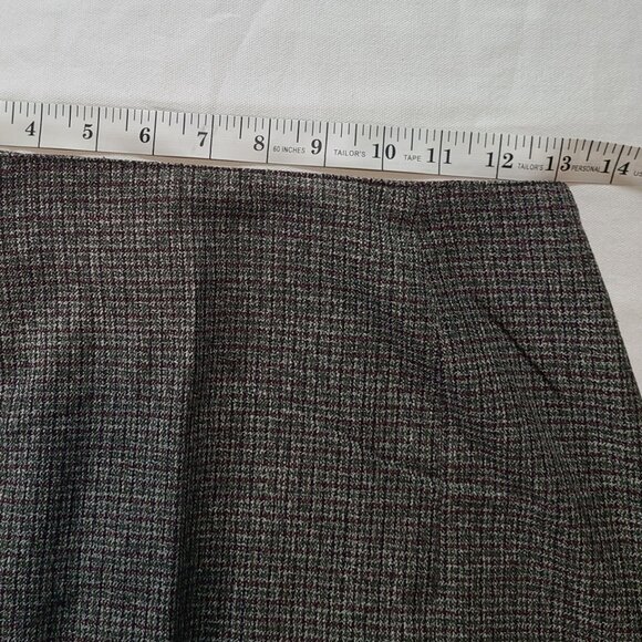 VTG Kathie Lee Long Pencil Skirt Size 6 Classic Check, Office Chic #VintageStyle - Picture 7 of 8